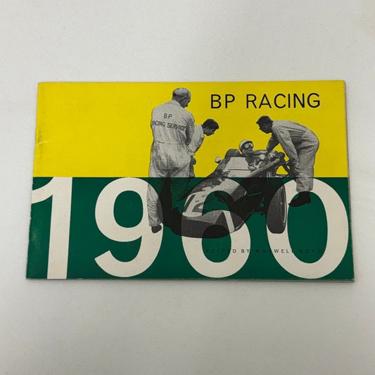 1960 BP Racing Brochure Grand Prix Formula 2 Stirling Moss Mike Hailwood Bike +