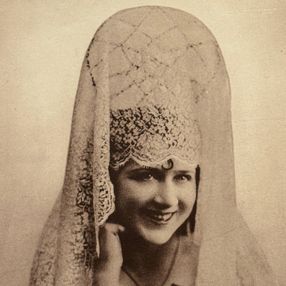 Vintage Circus Performer Woman Photo Card Combier Macon