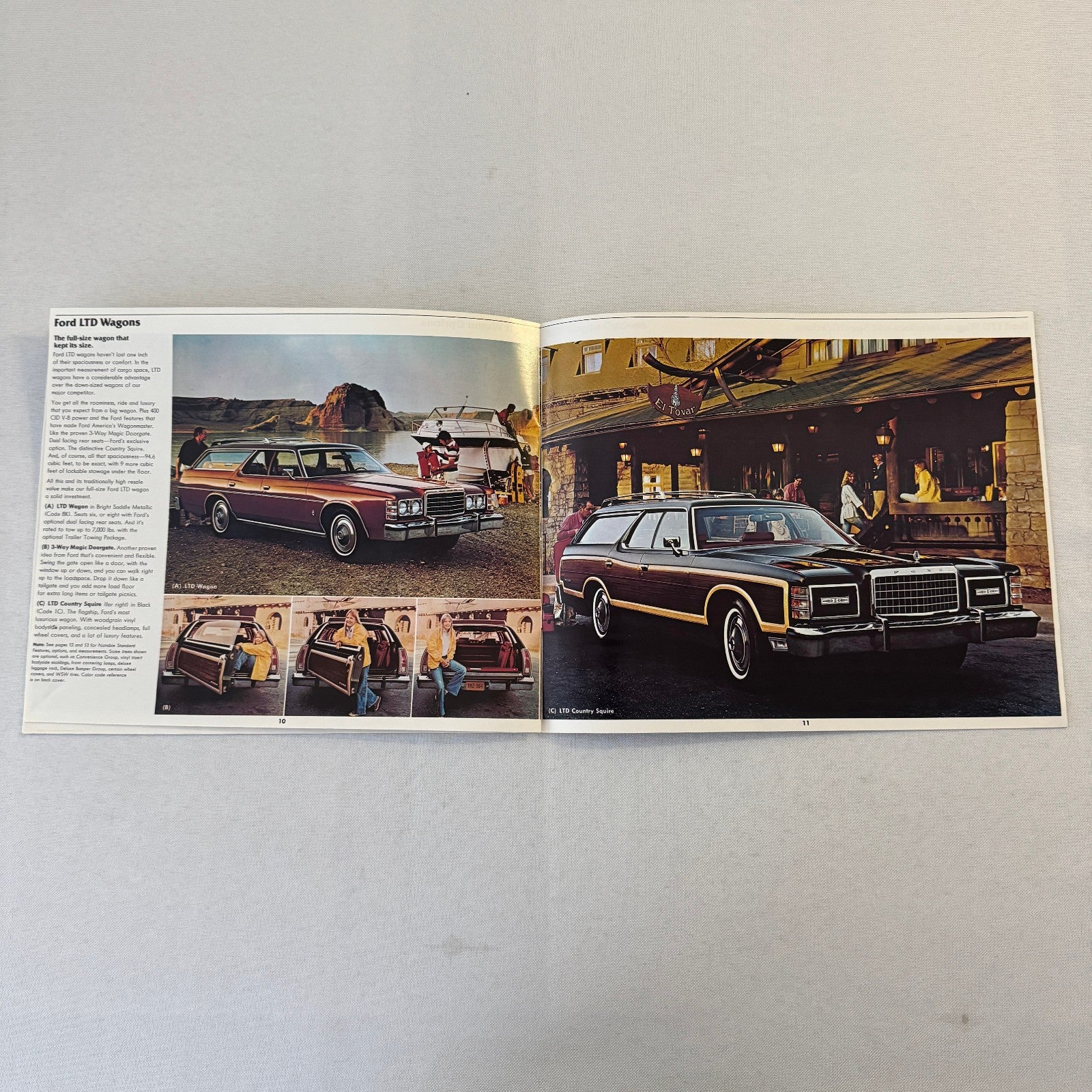 1977 Ford Station Wagon Car Sales Brochure Pinto Cruising Wagon Club Wagon LTD
