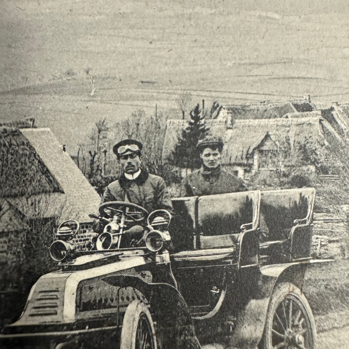 1905 Gordon Bennet Cup Circuit D'Auvergne Postcard Post Card Vintage Posted