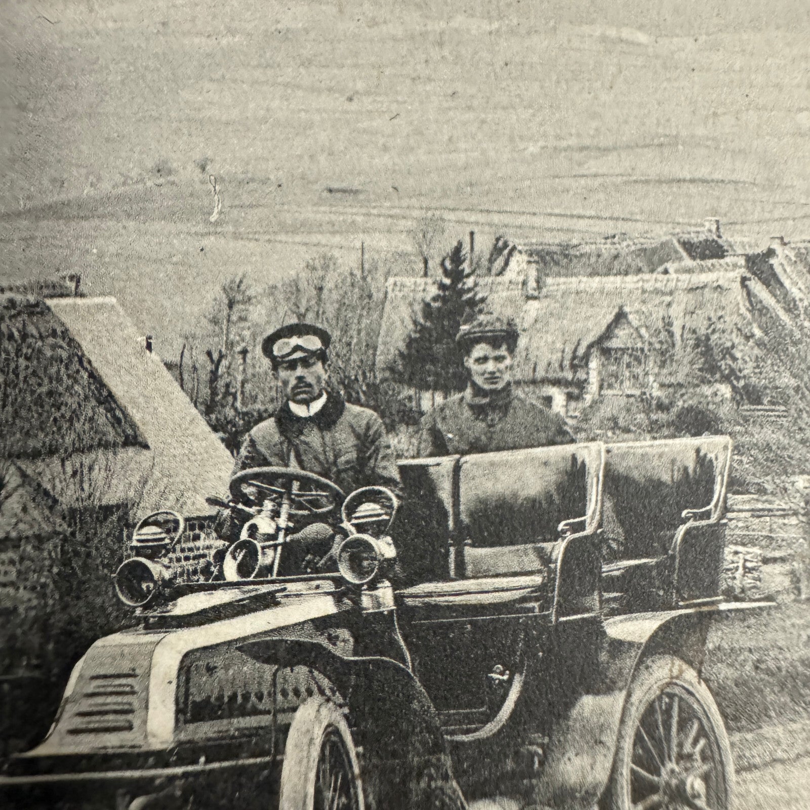 1905 Gordon Bennet Cup Circuit D'Auvergne Postcard Post Card Vintage Posted