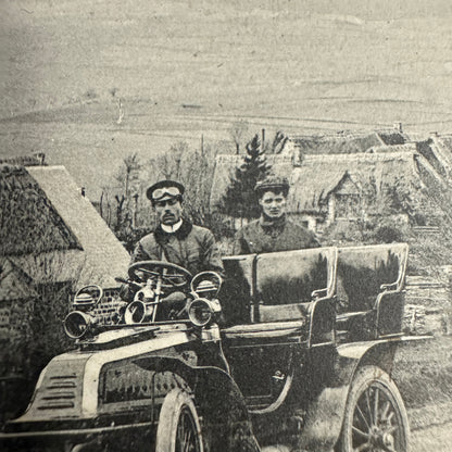 1905 Gordon Bennet Cup Circuit D'Auvergne Postcard Post Card Vintage Posted