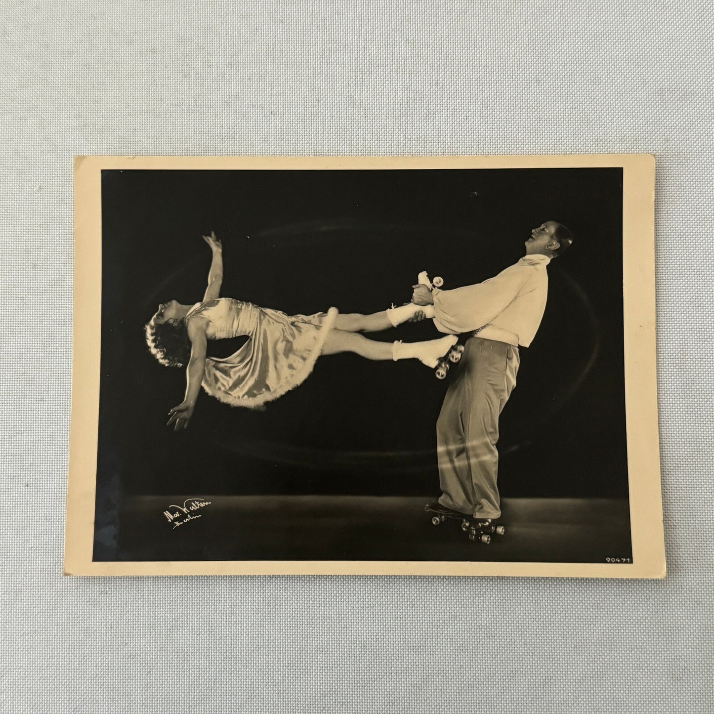 Vintage Circus Rollerskating Roller Skate Act Photo Photograph The Blizzards