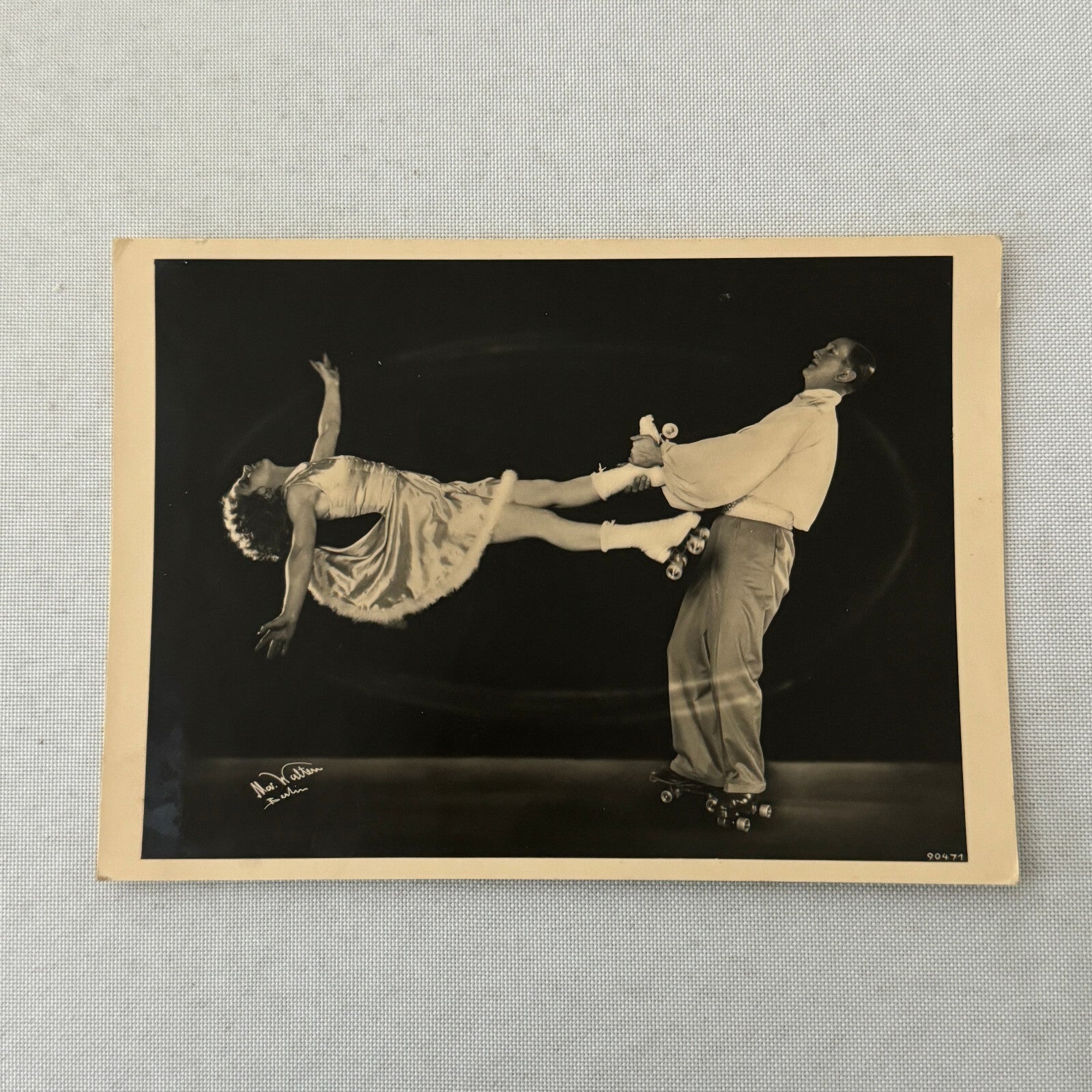 Vintage Circus Rollerskating Roller Skate Act Photo Photograph The Blizzards