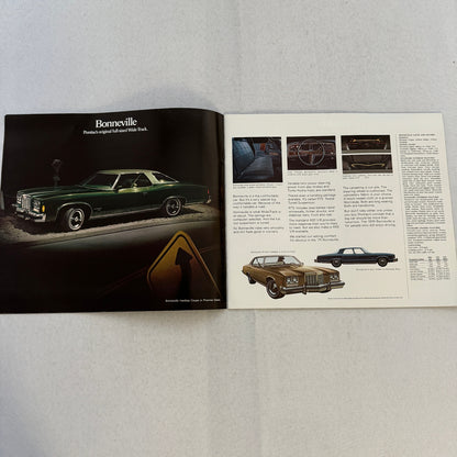 1974 Pontiac Car Sales Brochure Catalog Firebird Grand Prix GTO Ventura Grand Am