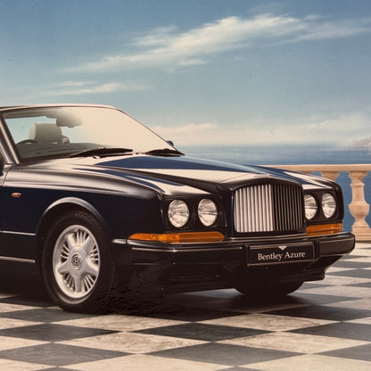 Bentley Azure Convertible Factory Press Photo Photograph Print
