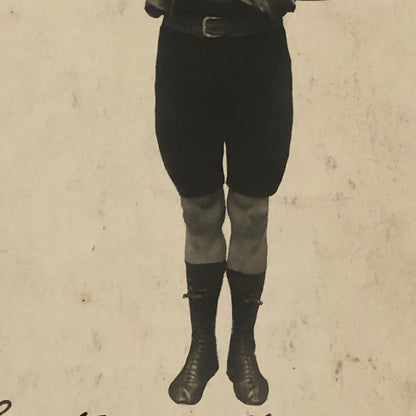 Circus Performer Real Photo Postcard Post Card RPPC Vintage French