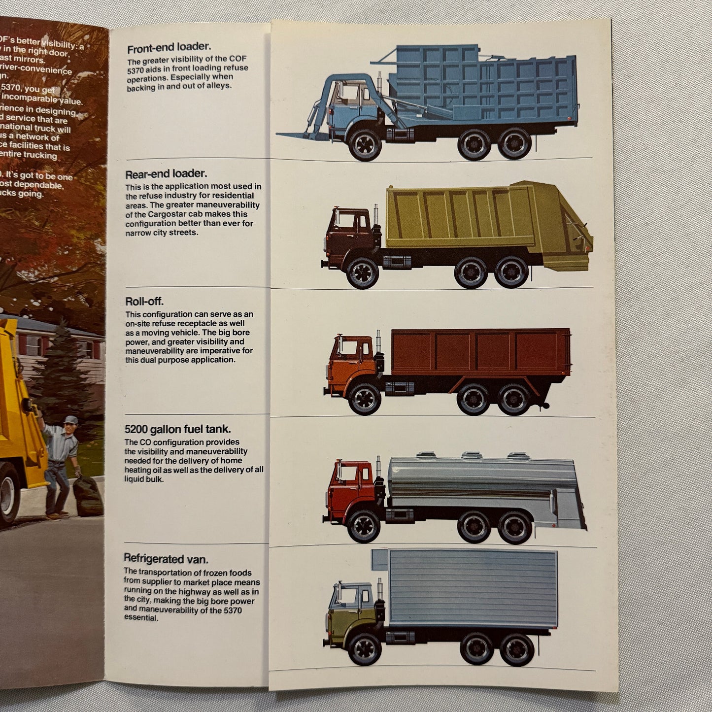 International COF 5370 Garbage Truck Refuse Truck Sales Brochure Catalog