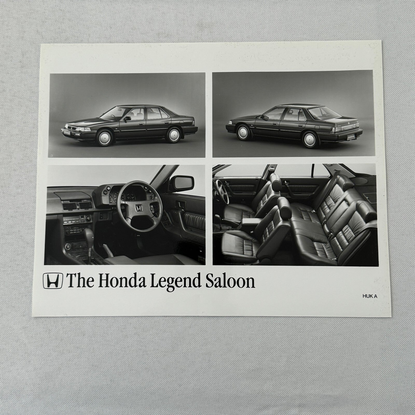 Honda Legend Saloon Sedan Car Factory Press Photo Photograph