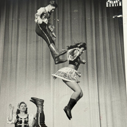 Vintage Circus Acrobat Tumbling Performer Act Photo Photograph Berlin 1953