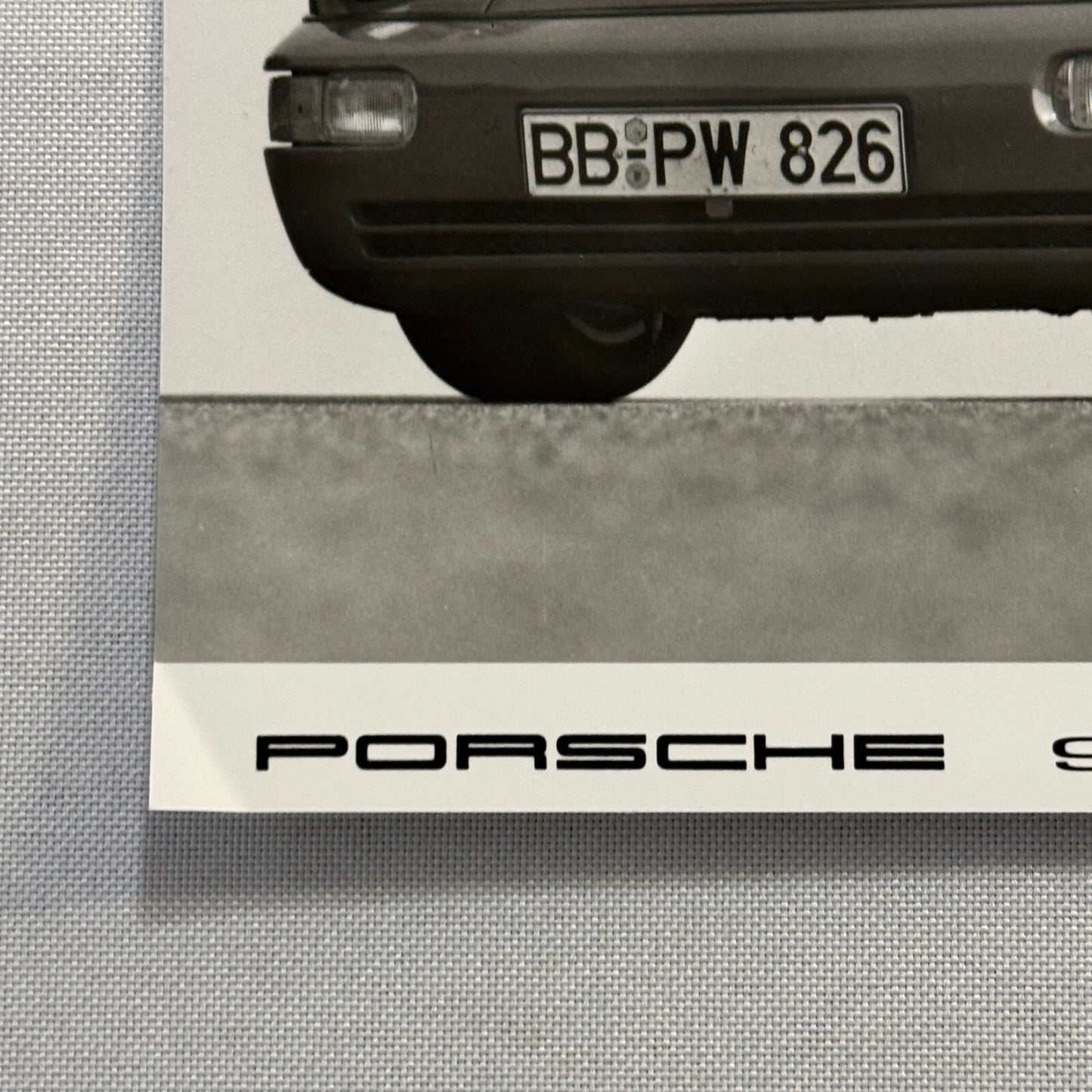 Porsche 911 Carrera RS Car Factory Press Photo Photograph Print Vintage