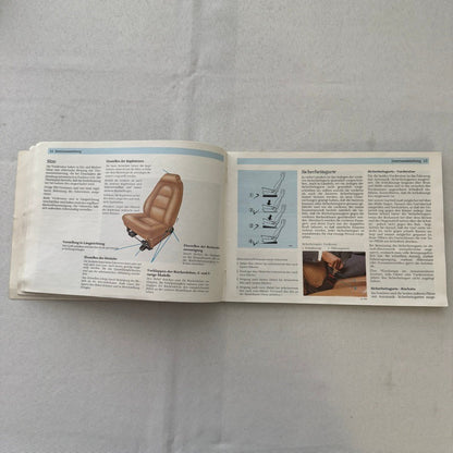 1990 Saab 900 Owners Manual Instruction Guide Book Saab SPG Turbo GERMAN