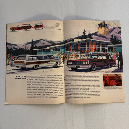 1965 Mercury Car Sales Brochure Catalog Park Lane Montclair Monterey Comet