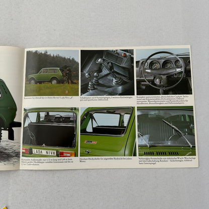 Lada Niva Car Sales Brochure Catalog Niva E Niva 5000 C 5000C GERMAN
