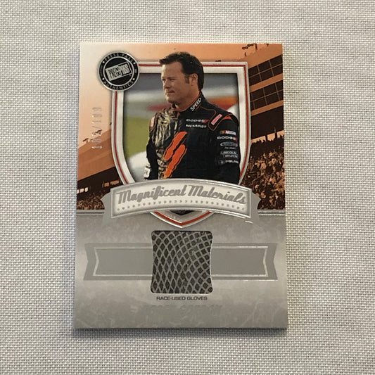 2011 Press Pass Fanfare Robby Gordon Race Used Glove Relic Card NASCAR /199
