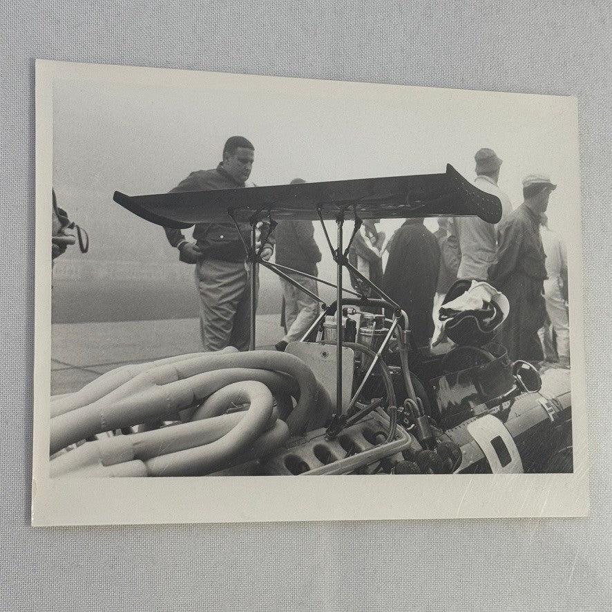 Vintage Racing Car Photo Photograph Print Autocar Magazine Unidentified Car Wing