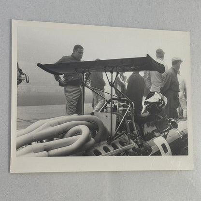 Vintage Racing Car Photo Photograph Print Autocar Magazine Unidentified Car Wing