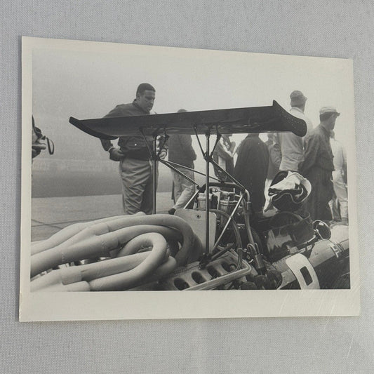 Vintage Racing Car Photo Photograph Print Autocar Magazine Unidentified Car Wing