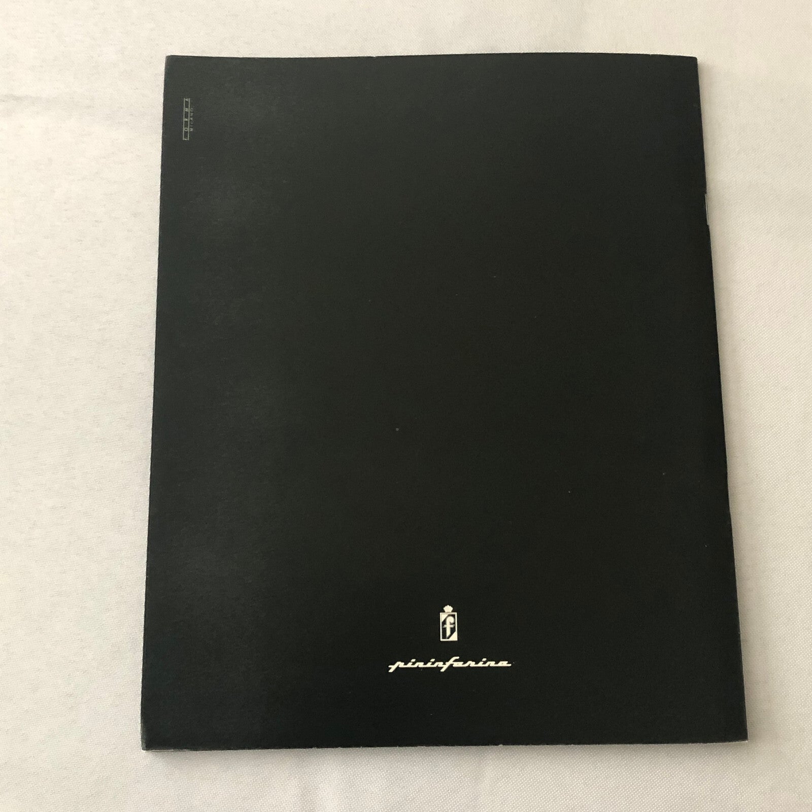 Pininfarina HIT Concept Car Prototype Sales Brochure Catalog Italian