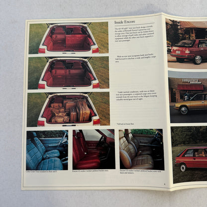 Renault Car Sales Brochure Catalog Encore Hatchback Alliance Sedan Convertible