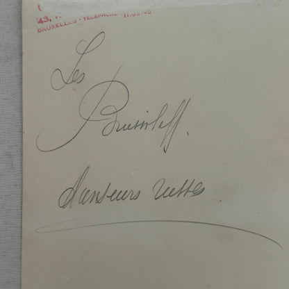 Vintage Circus Acrobat Act Balancing Photo Photograph European Performers