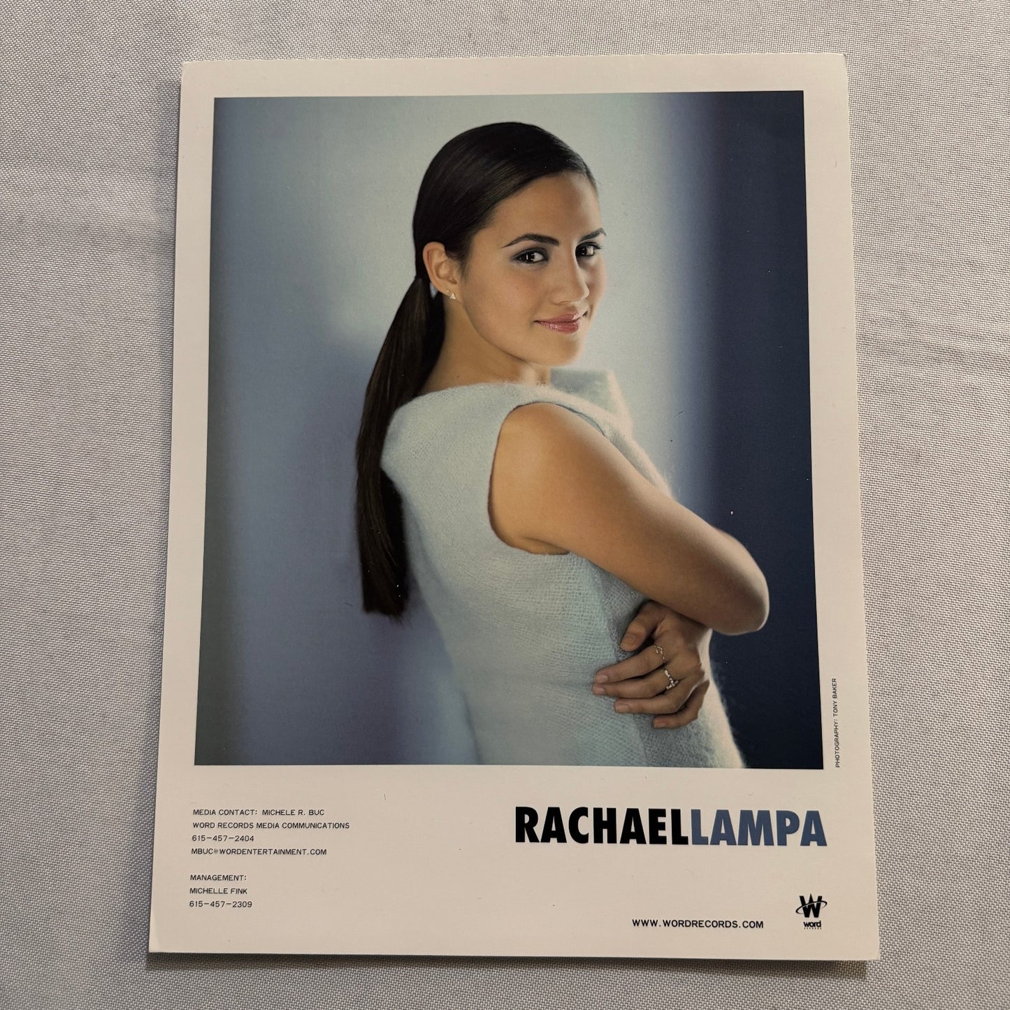 Rachael Lampa Music Publicity Press Photo Photograph