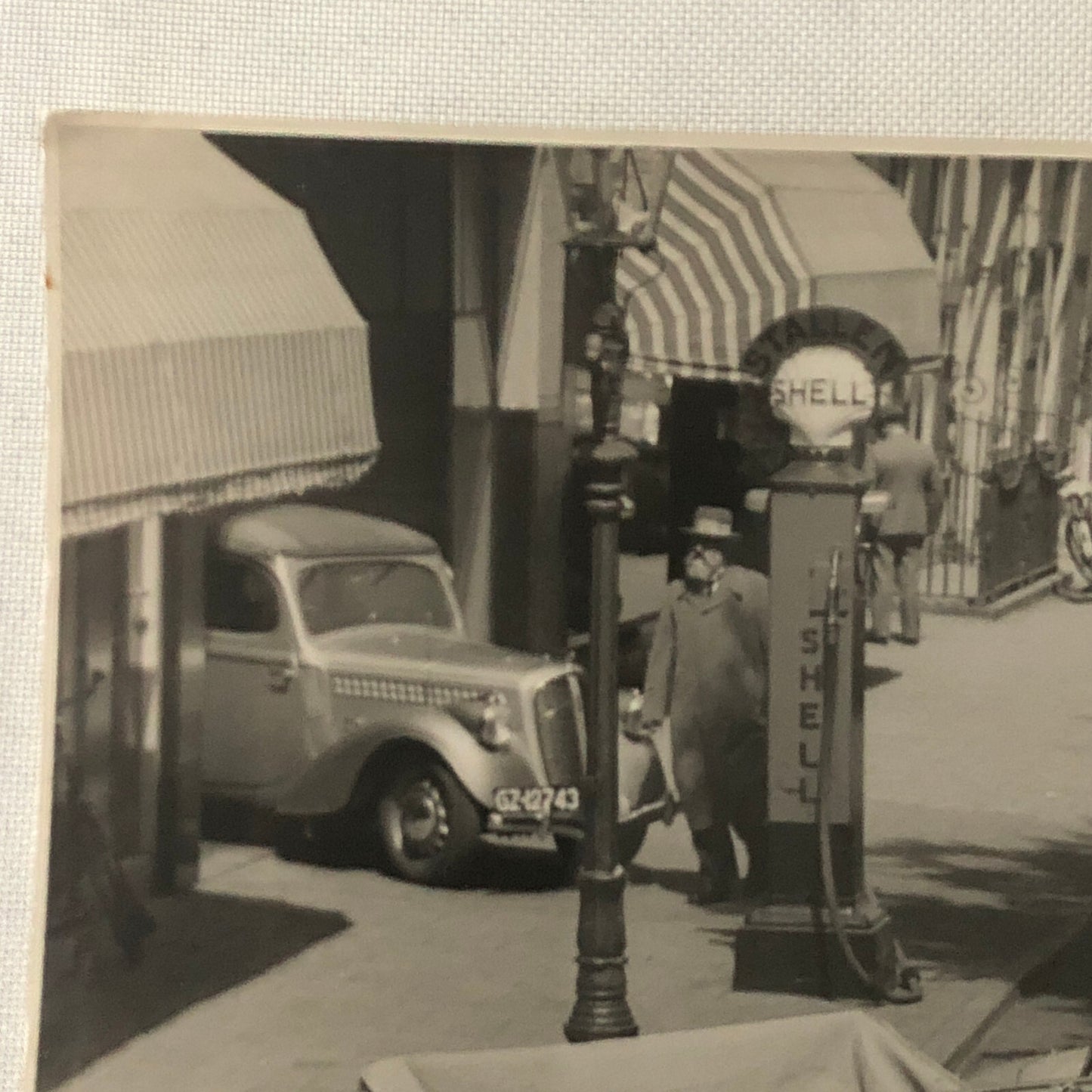 Vintage Skoda Car Automobile Photo Photograph Print Shell Gas Pump +