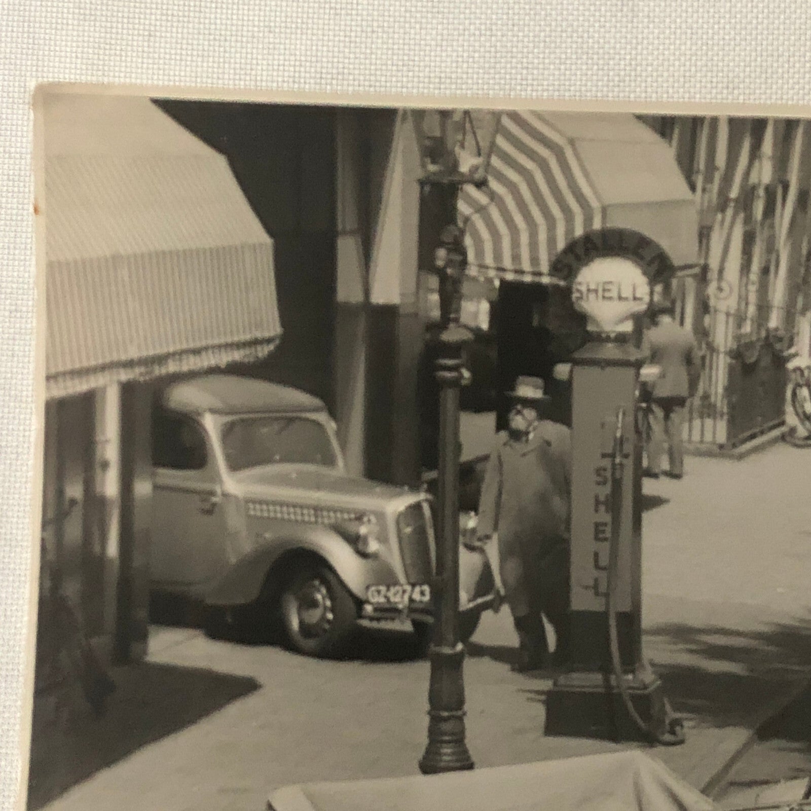 Vintage Skoda Car Automobile Photo Photograph Print Shell Gas Pump +