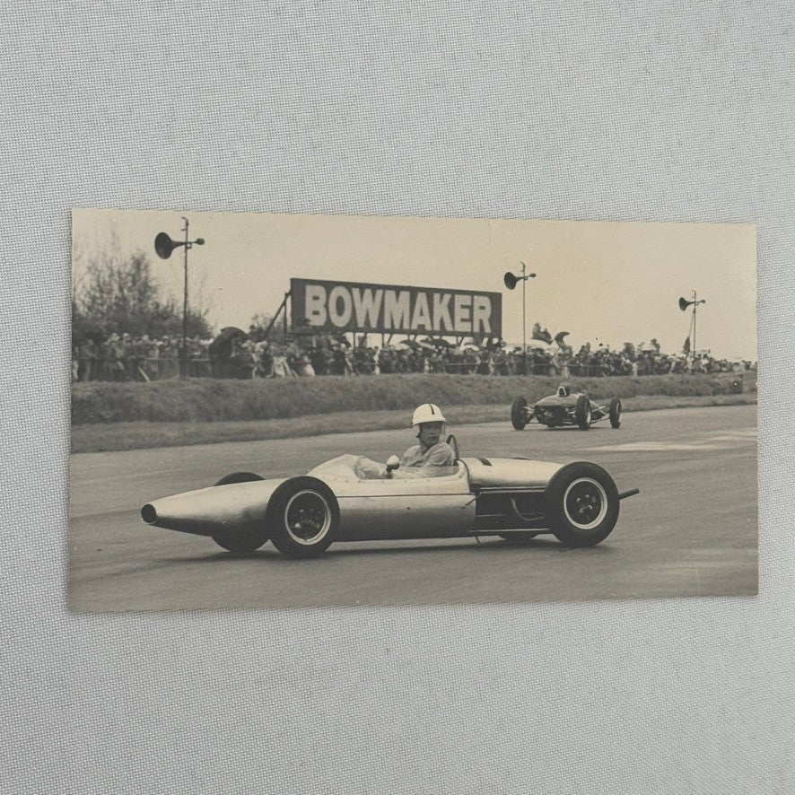 Vintage Racing Photograph Motorsport Magazine Unidentified Driver Print