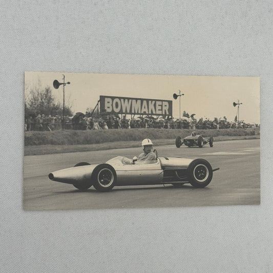 Vintage Racing Photograph Motorsport Magazine Unidentified Driver Print