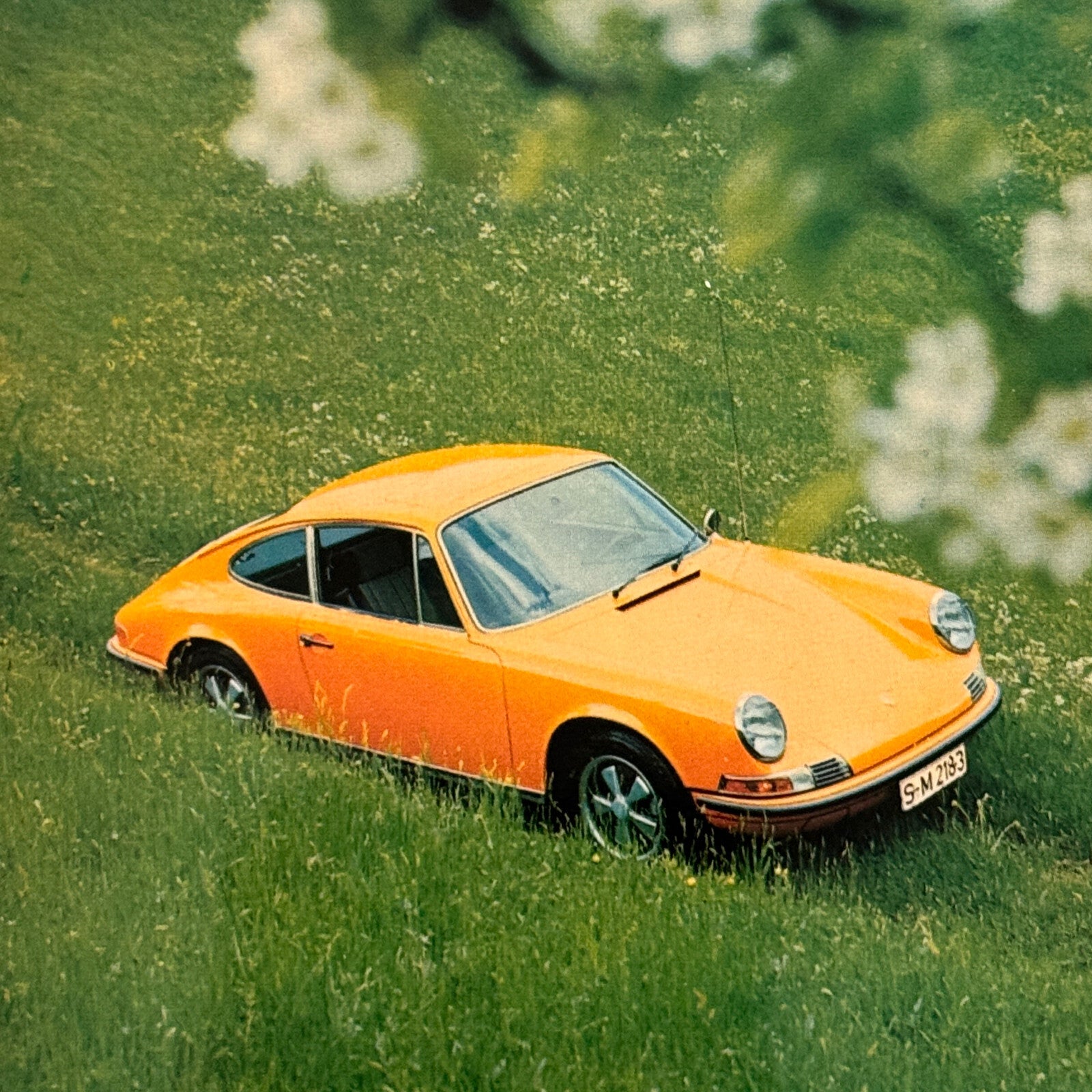 Vintage Porsche 911 S Advertising Postcard Post Card