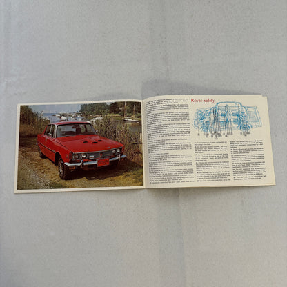 Rover 3500S Car Sales Brochure Catalog Advertising Vintage Rover 3500 S