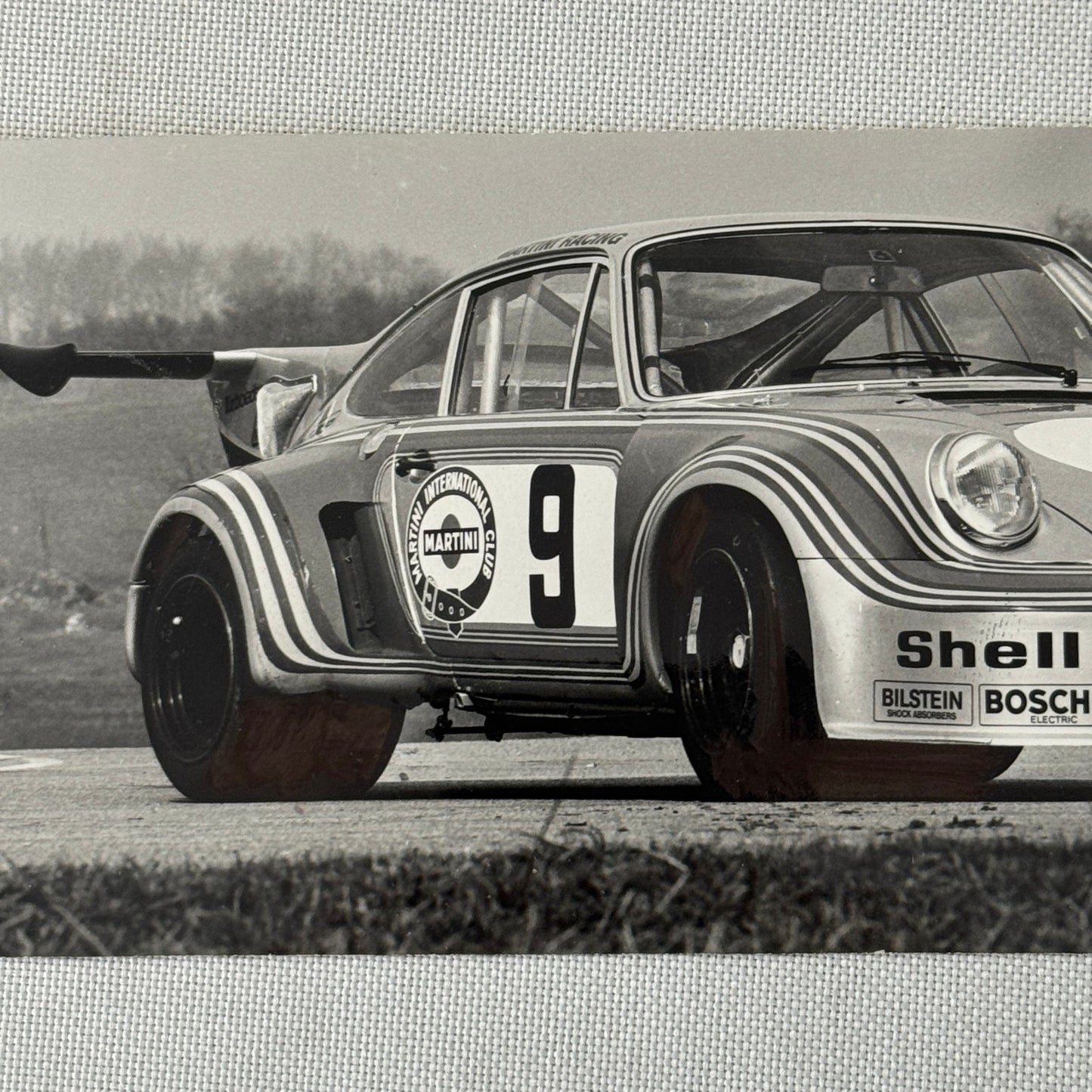 Porsche Carrera RSR 911 Martini Racing Car Photo Photograph Print Vintage 1974
