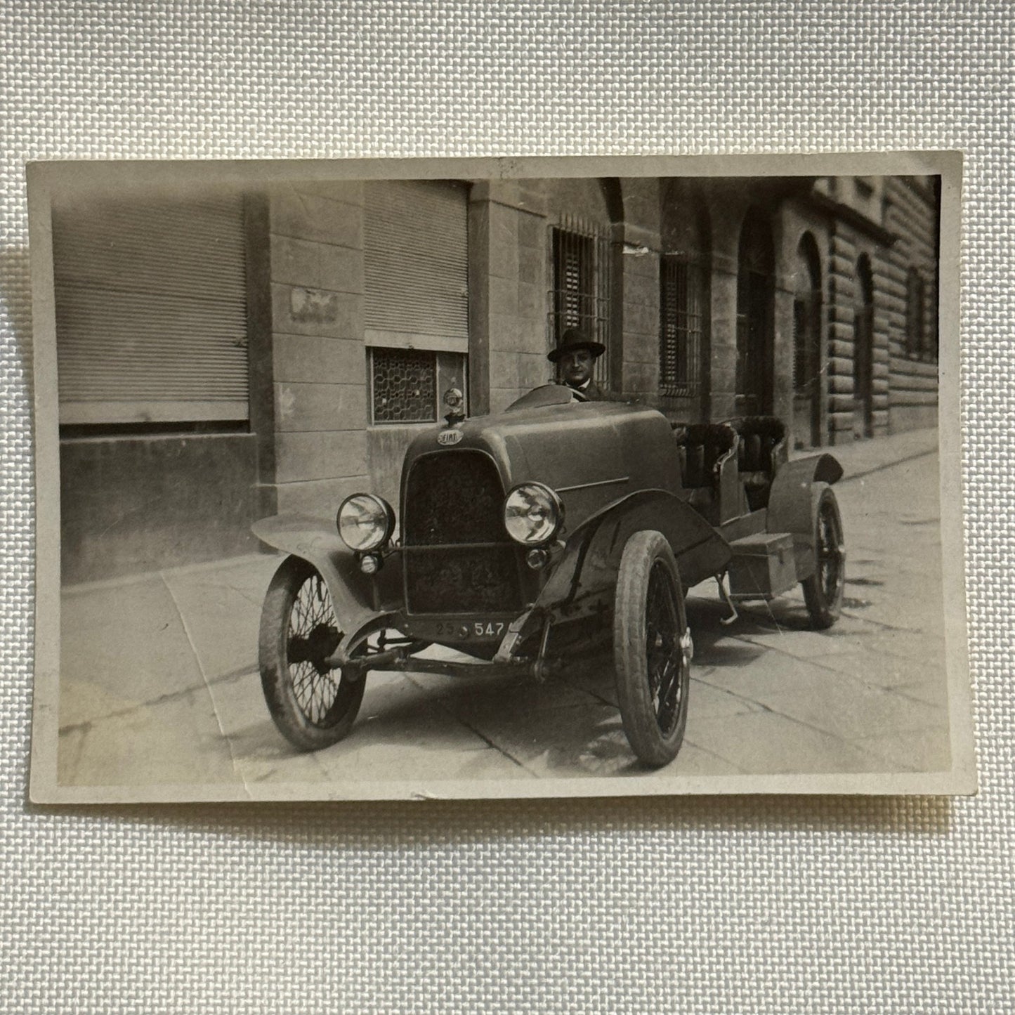 Antique Fiat Automobile Photo Car Photograph Vintage