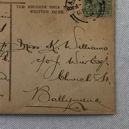 Antique Postcard Post Card Alice Crawford RPPC Real Photo ? 