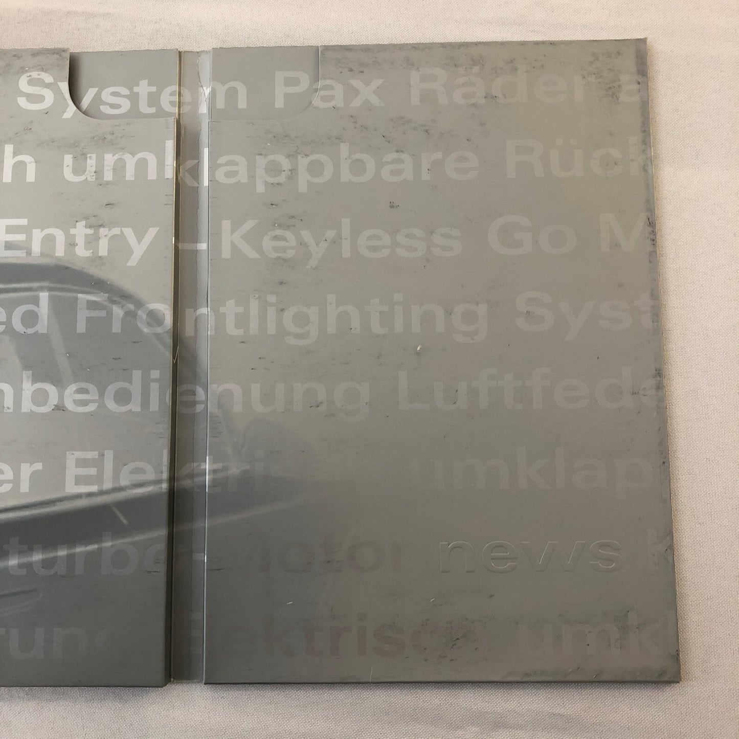 2001 Audi Avantissimo Concept Car Prototype Press Kit Photos CD GERMAN