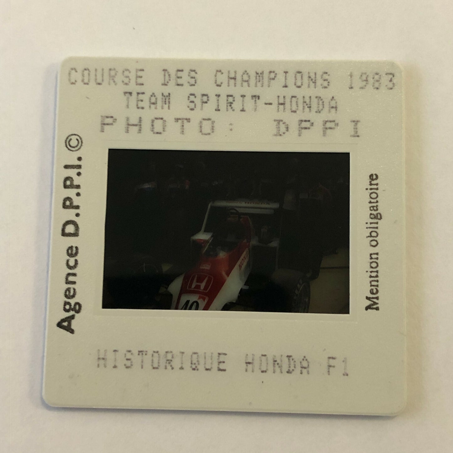 1983 Spirit Honda Racing Course des Champions DPPI 35MM Press Photo Slide