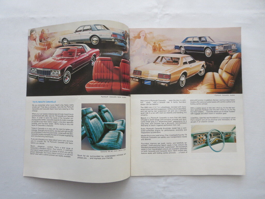 1979 Plymouth Caravelle Car Sales Brochure Catalog Advertising - Station Wagon +