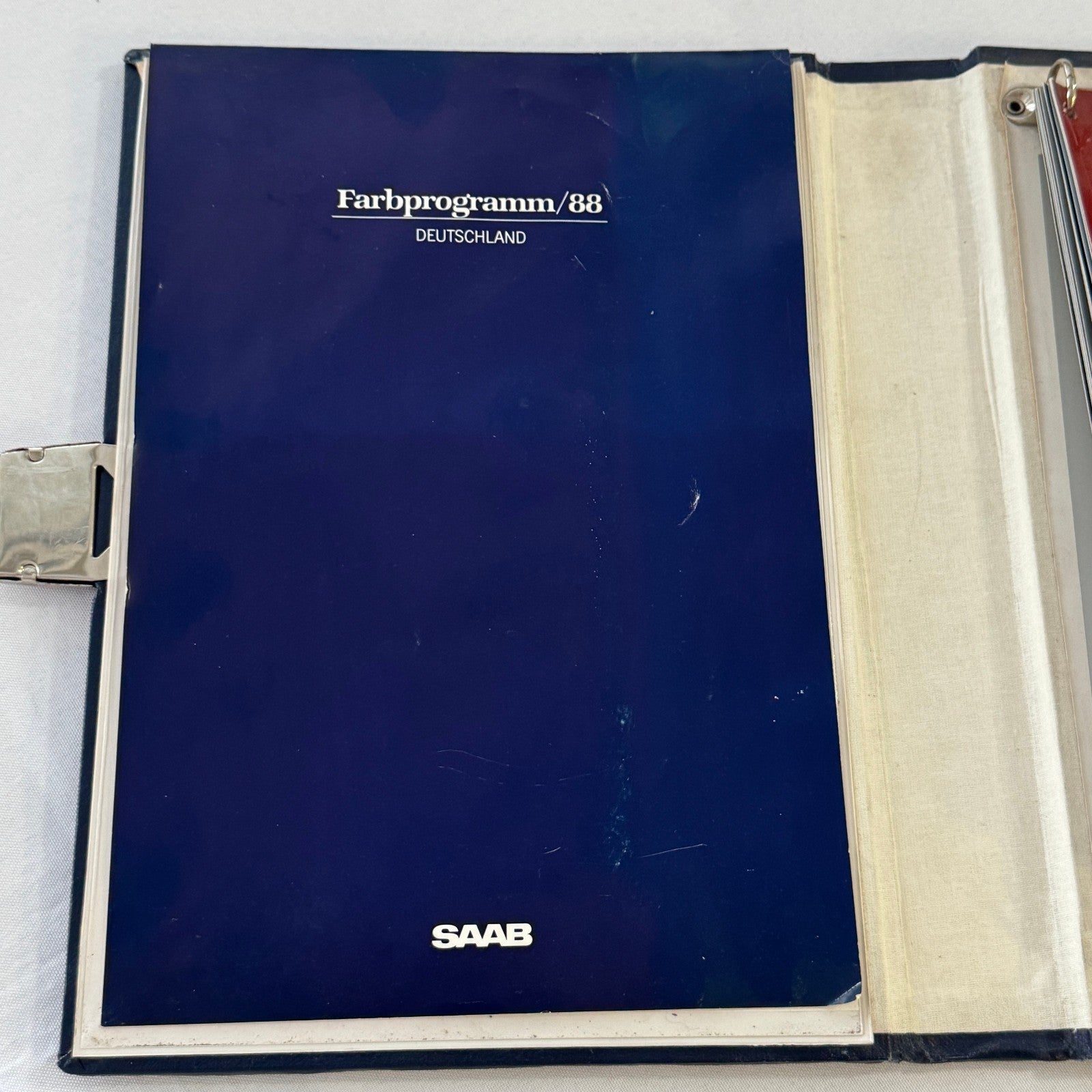 1988 Saab 900 and 9000 Colour & Upholstery Showroom Album Saab 900 Turbo GERMAN