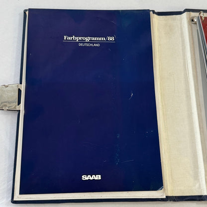 1988 Saab 900 and 9000 Colour & Upholstery Showroom Album Saab 900 Turbo GERMAN