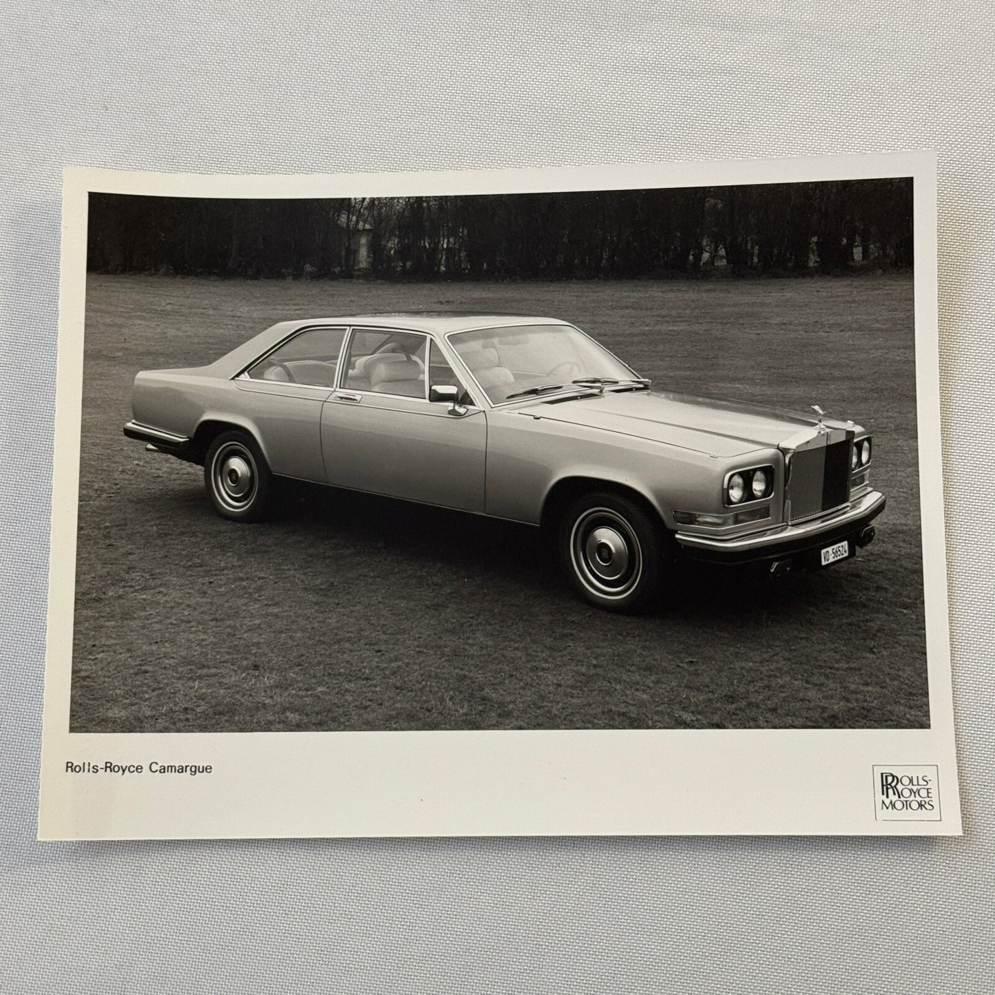 Rolls Royce Camargue Car Factory Press Photo Photograph Print 1980