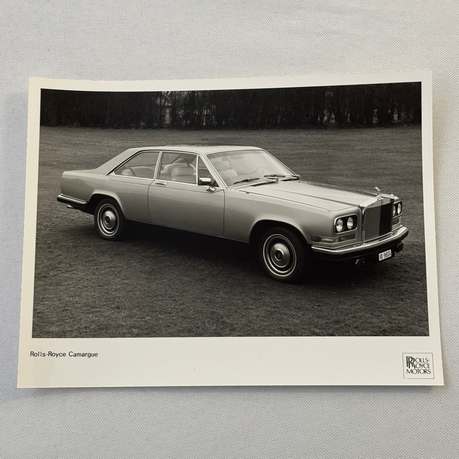 Rolls Royce Camargue Car Factory Press Photo Photograph Print 1980