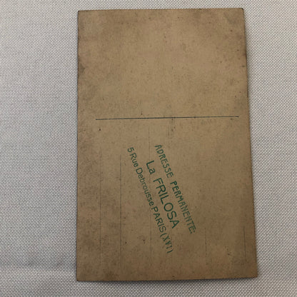 Circus Performer Burlesque Woman Real Photo Postcard RPPC La Frilosa Paris