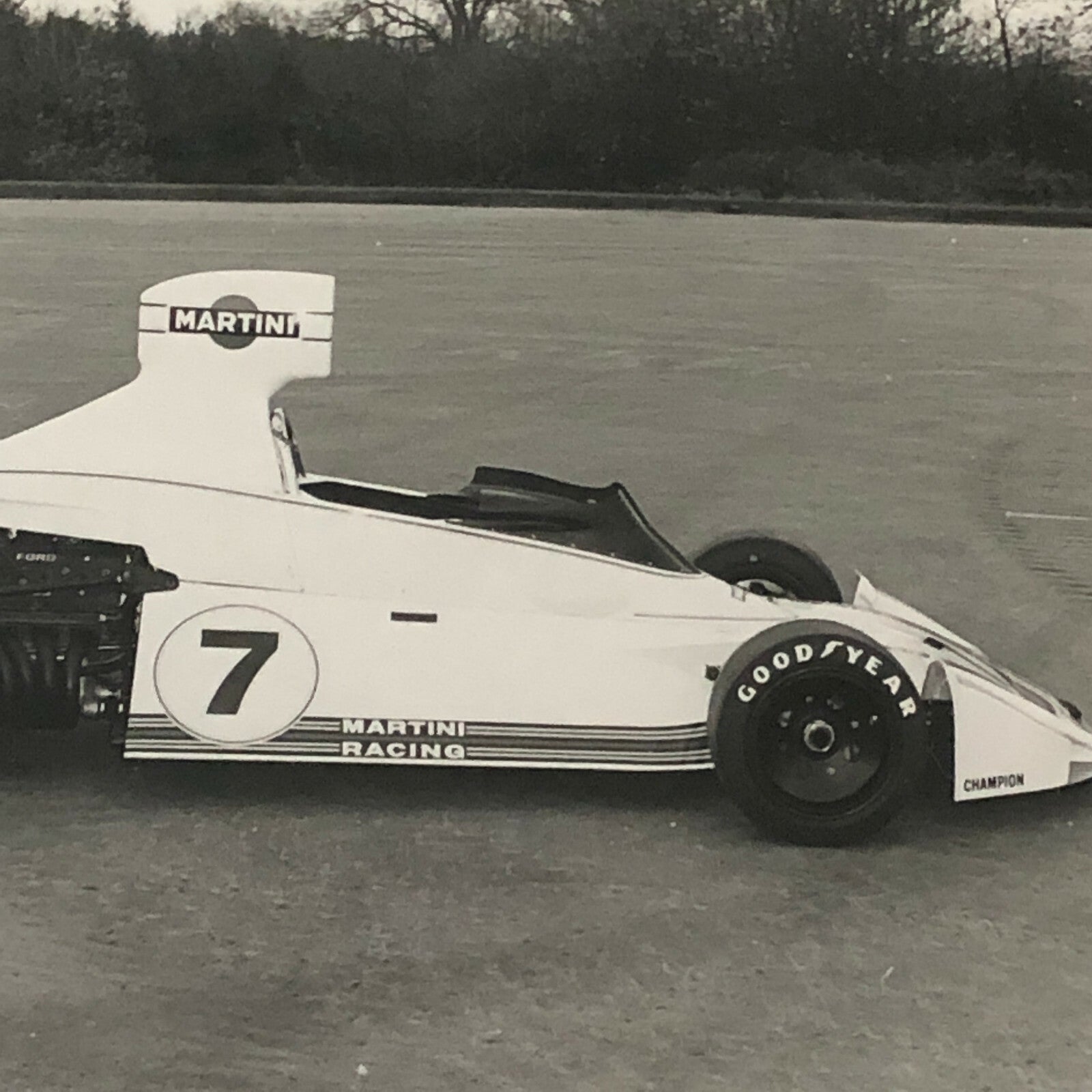 Vintage Brabham Martini Racing Car Photo Photograph 