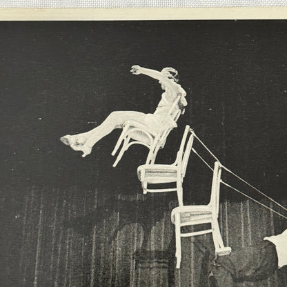 Vintage Circus Acrobat Balancing Act Postcard Lilian Ariston Company Berlin
