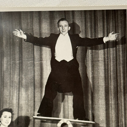 Vintage Circus Acrobat Balancing Act Photo Photograph Print