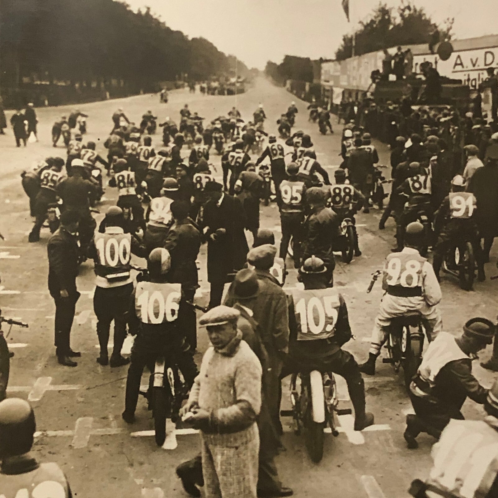 Press Photo Photograph Motorcycle Racing German Grand Prix of Berlin Bike