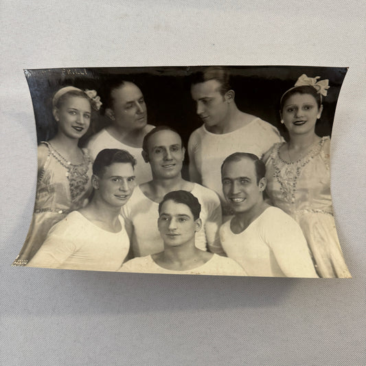 Circus Performer Acrobat Act Photo Photograph Print Vintage Troupe Frilli