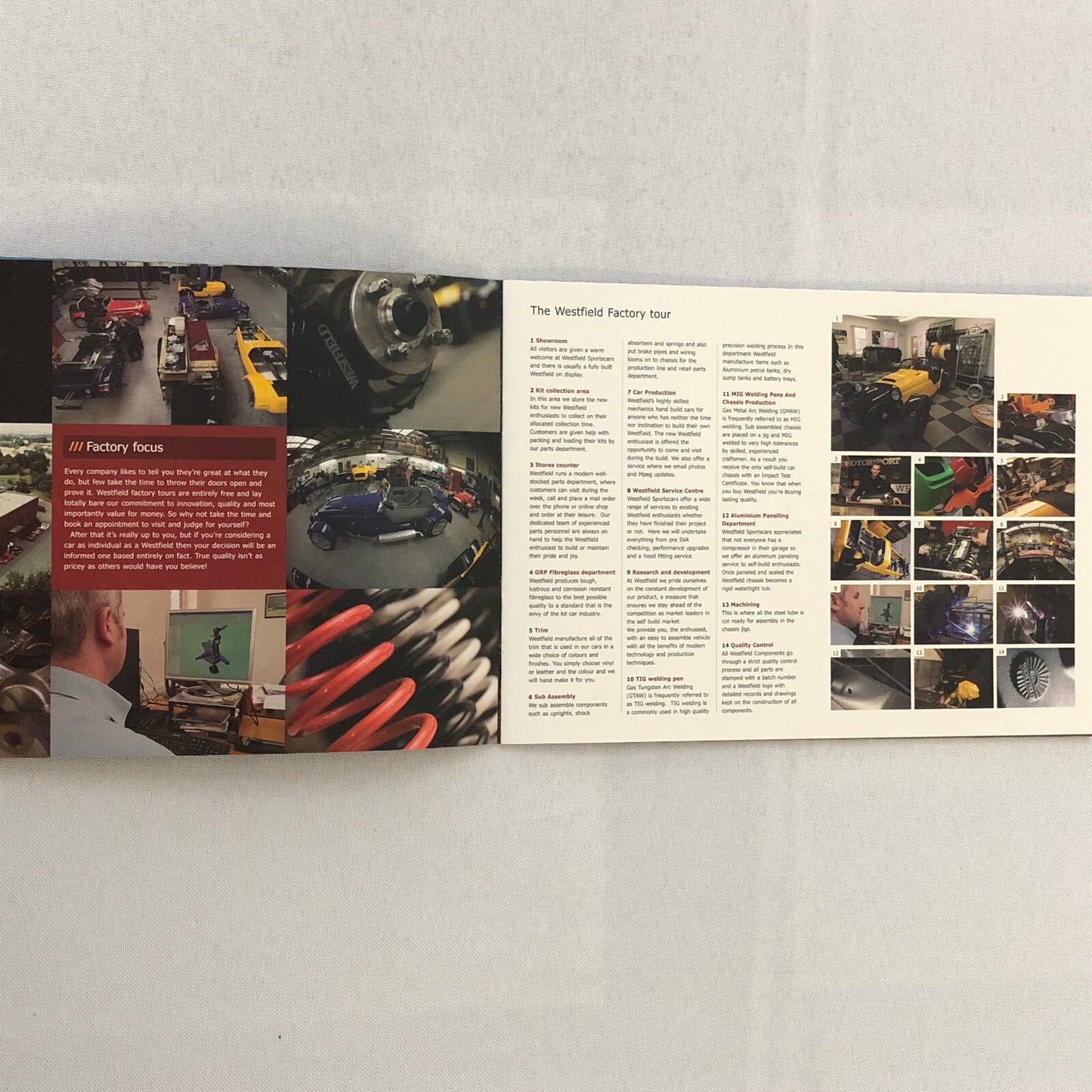 Westfield Sports Car Sales Brochure Catalog Kit Car XI 1600 2000 2000S Megabusa