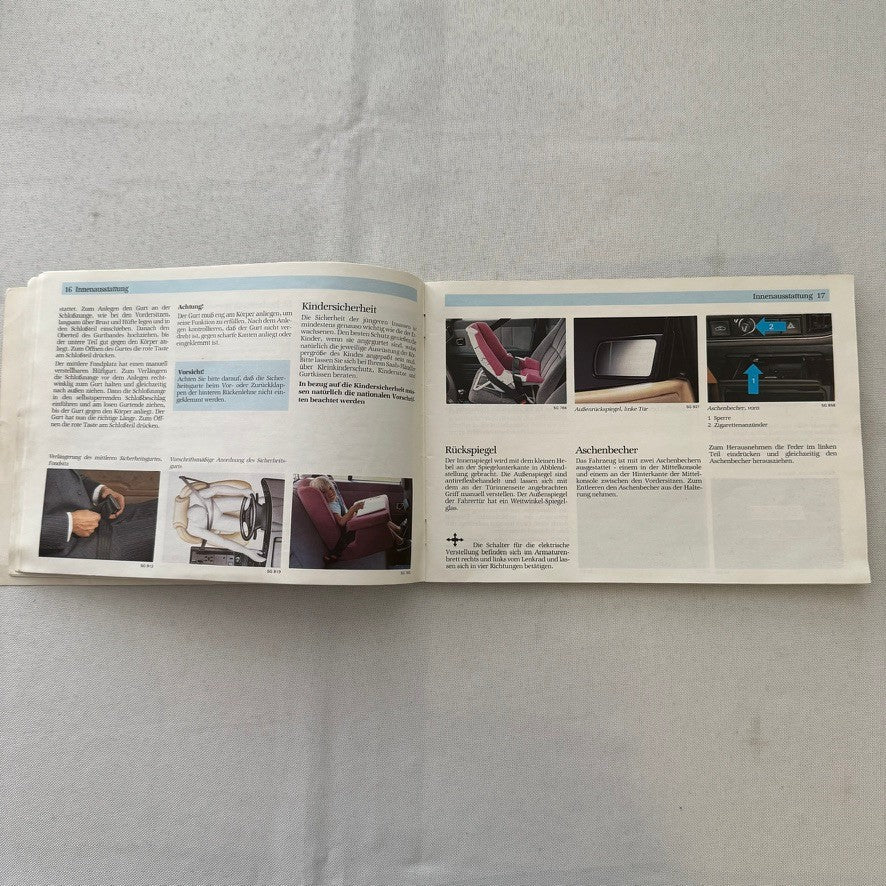 1990 Saab 900 Owners Manual Instruction Guide Book Saab SPG Turbo GERMAN
